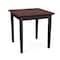Lesro End Table, 20 in W, 20 in L, 20 in H, Cocoa Walnut LS0620 - alternate 1